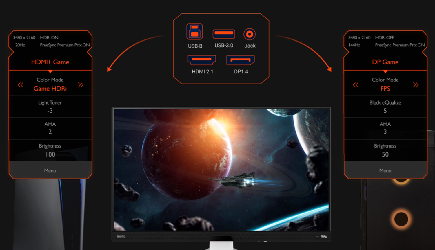 17 benq gaming monitor  EX2710U