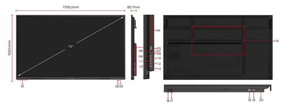 5 75 viewsonic interactive board