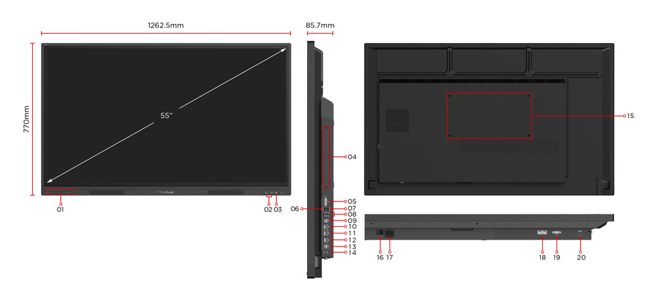 5 viewsonic interactive board