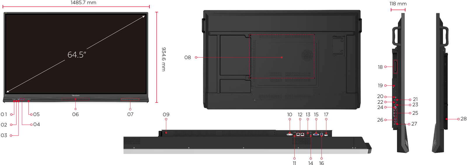 26 viewsonic interactive display