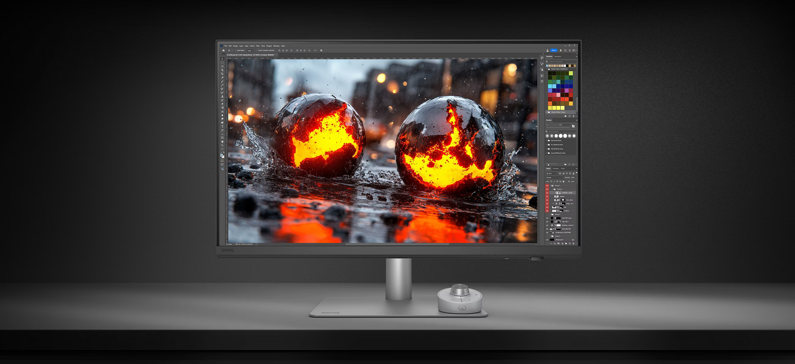 2 monitor for designers benq PD2730S