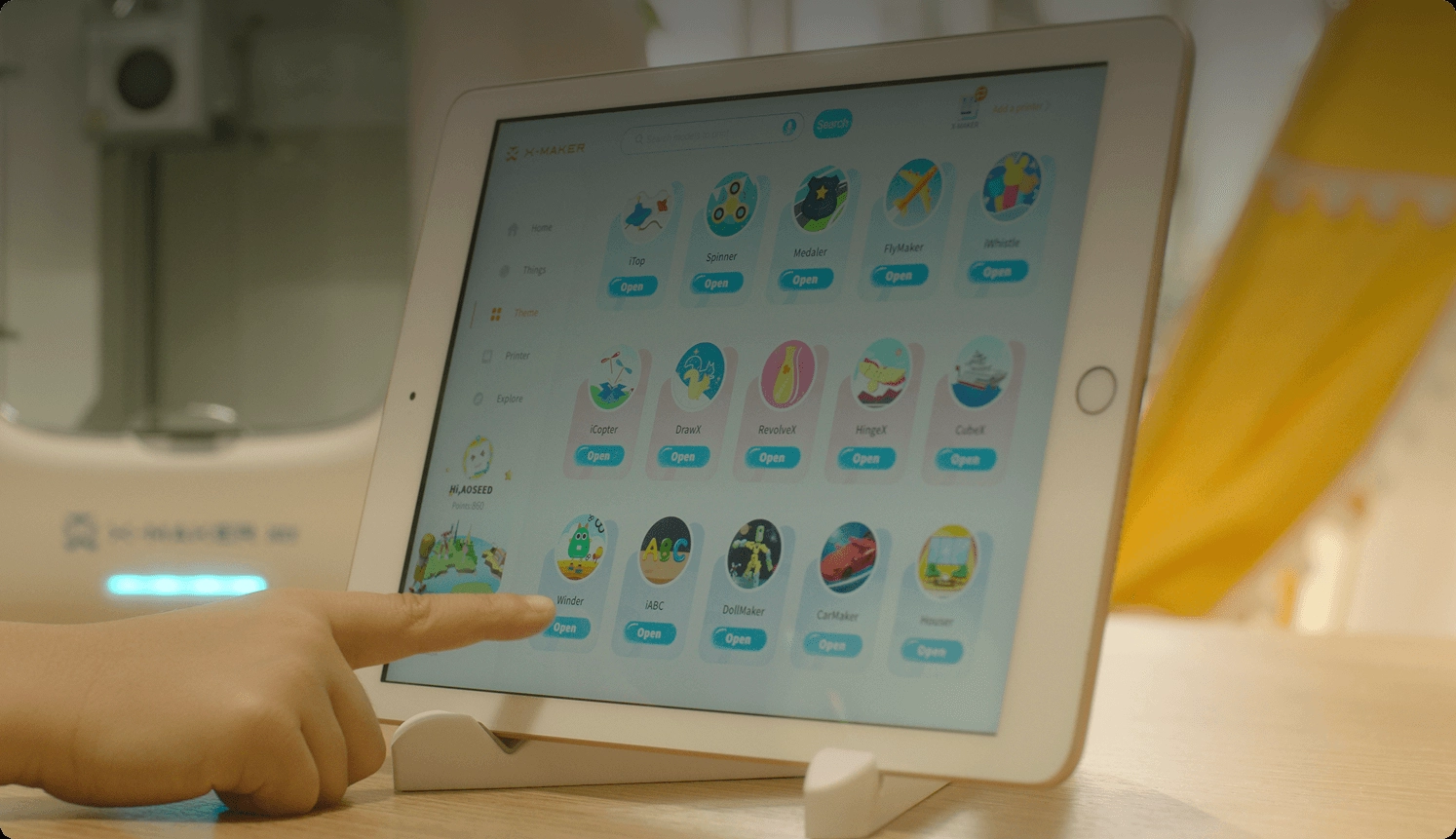 7 3d printer x maker aoseed