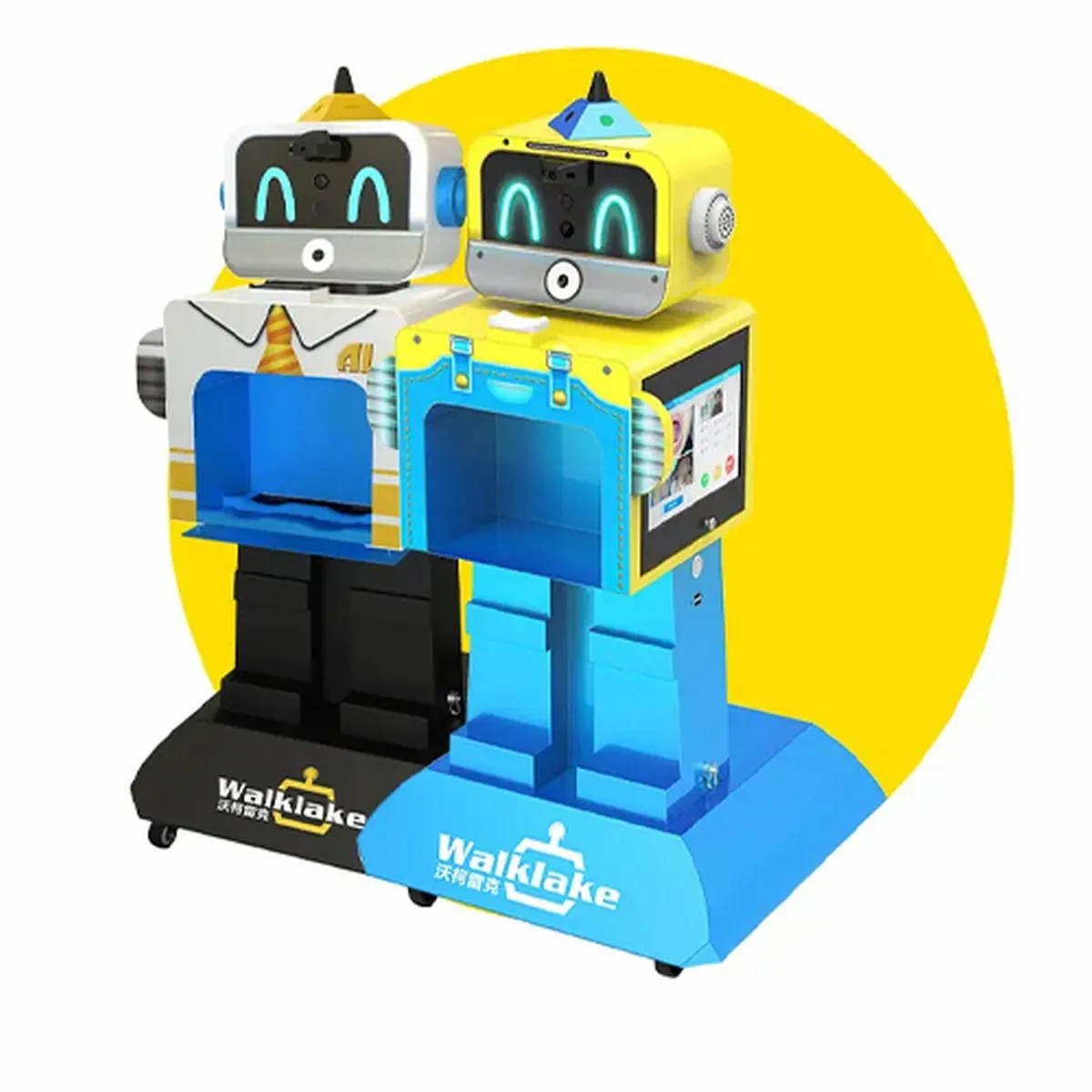 Rozumnyy robot Charlie dlya okhorony zdorovya v dytyachomu sadochku