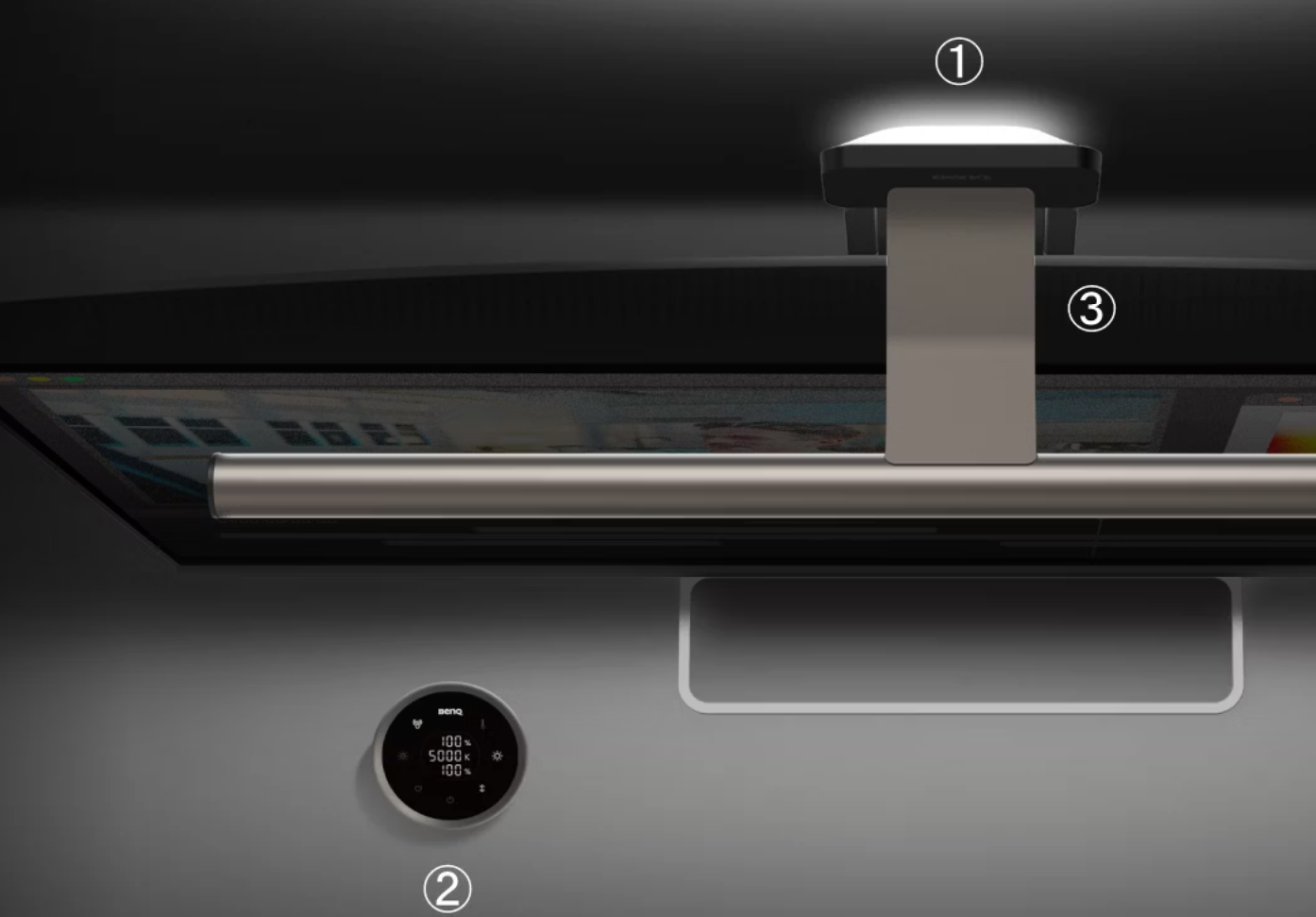 lampa dlia monitora benq clip screenbar halo 2